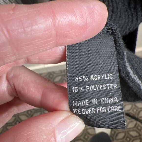 I.N. studio womens Sweater Cardigan Duster Open Front Colorblocked Petite Medium - Picture 10 of 16